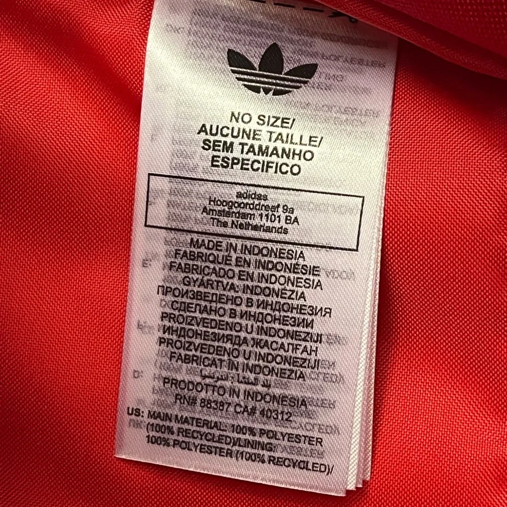 Adidas Trefoil Adicolor Backpack Book Bag Red New Boys Girls